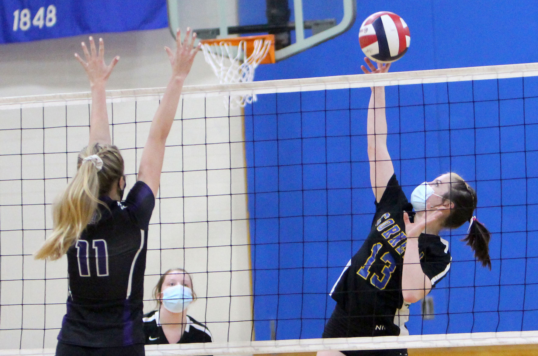 Lake Holcombe at Cornell volleyball 10-15-20